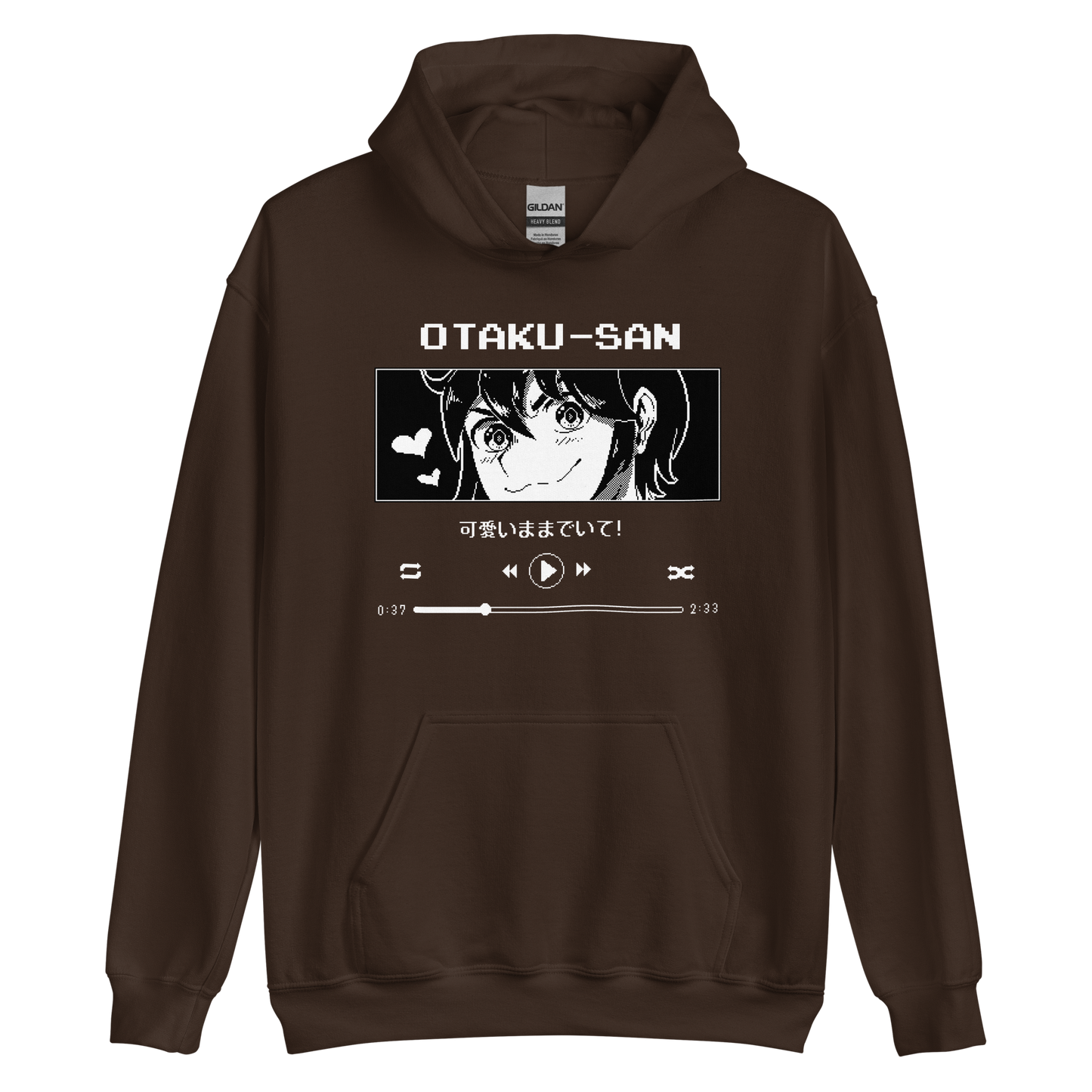 Otaku-San's Play Me Hoodie (Dark Colors)