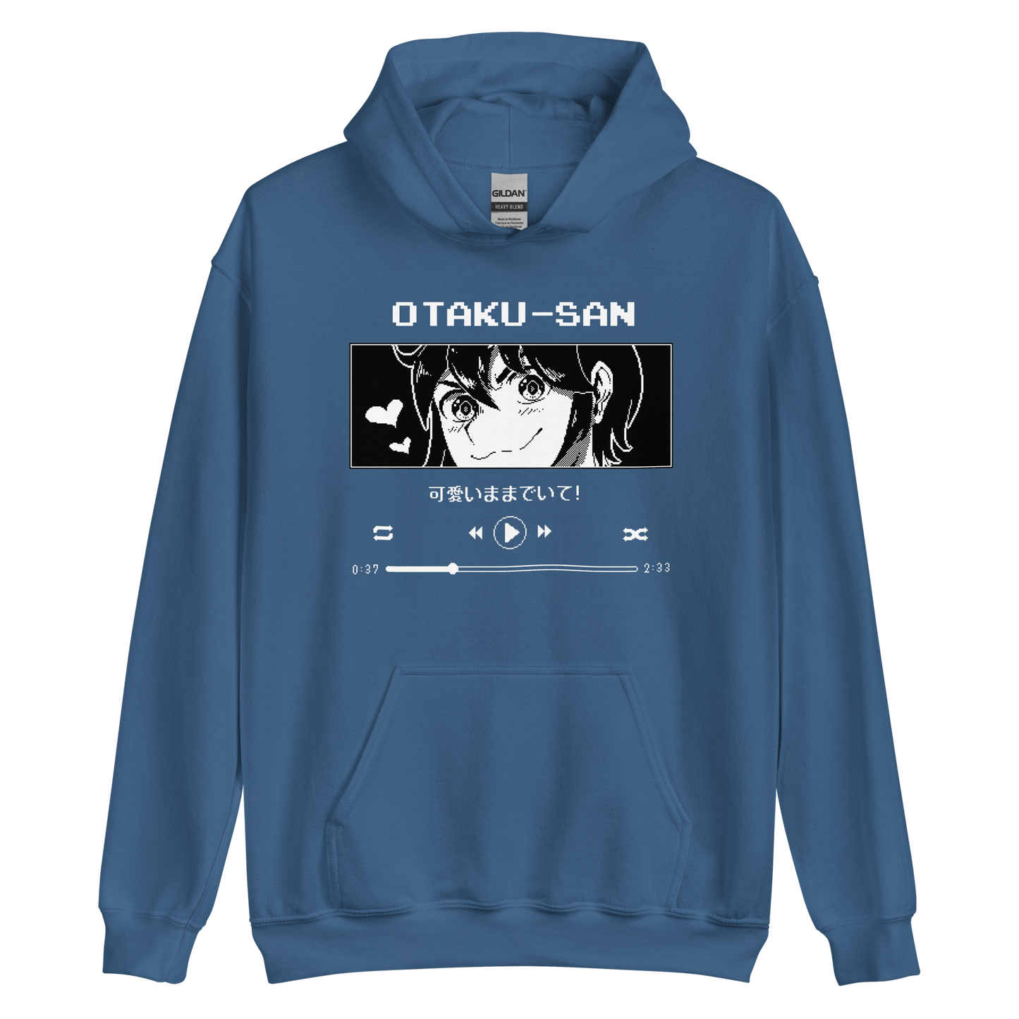 Otaku-San's Play Me Hoodie (Dark Colors)